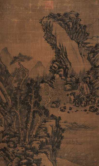 佚名 山水 立轴